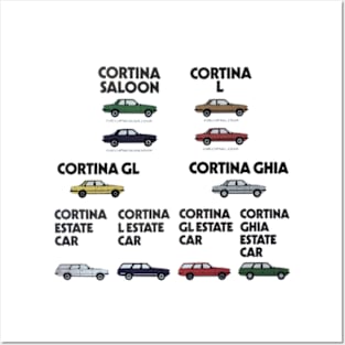 FORD CORTINA RANGE - brochure Posters and Art